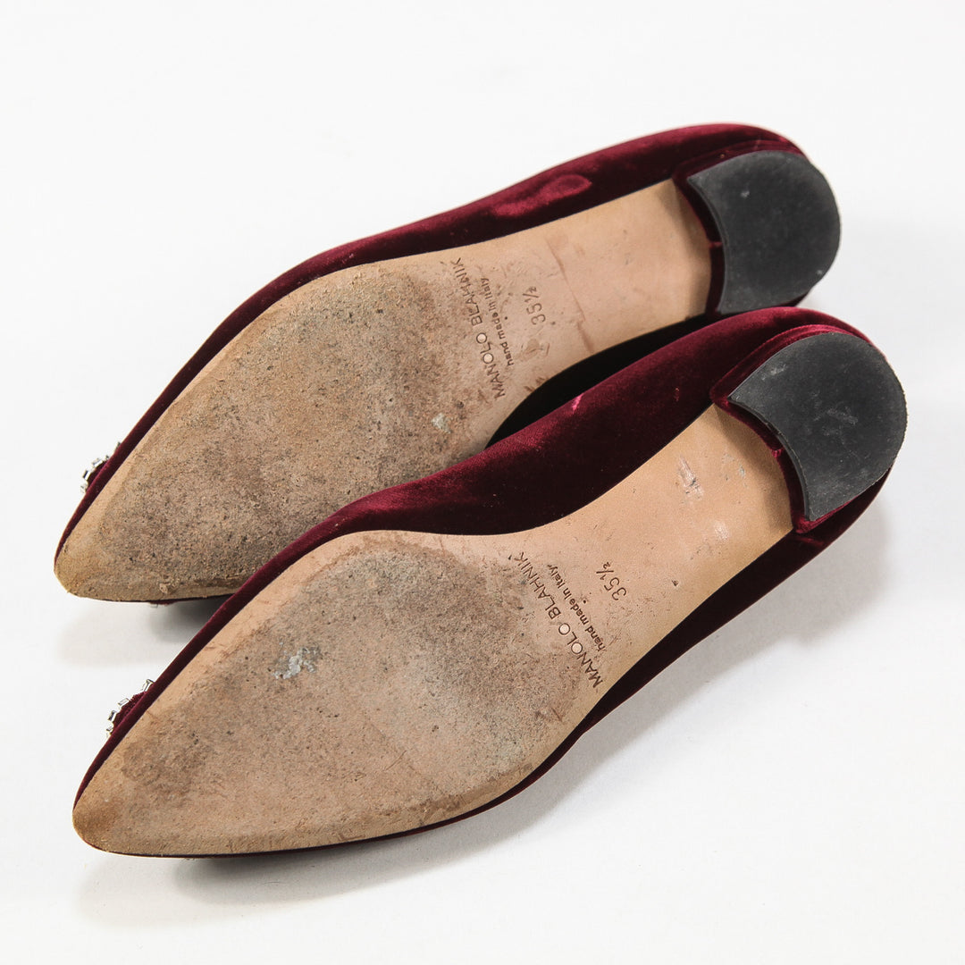 MANOLO BLAHNIK / マノロ ブラニク HANGISI FLAT / ハンギシ フラット