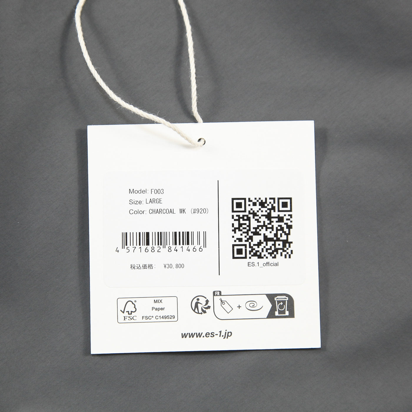 WAKE x ES.1 / ウェイク x エスアイ 2024AW 3lyr Nylon Shell Parka 