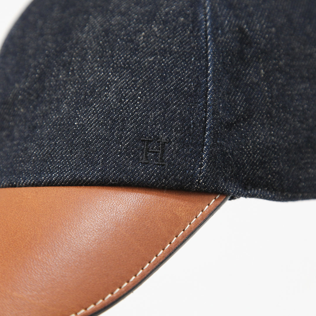 HERMES / エルメス フランス製 CASQUETTE ライリー デニム 6パネル