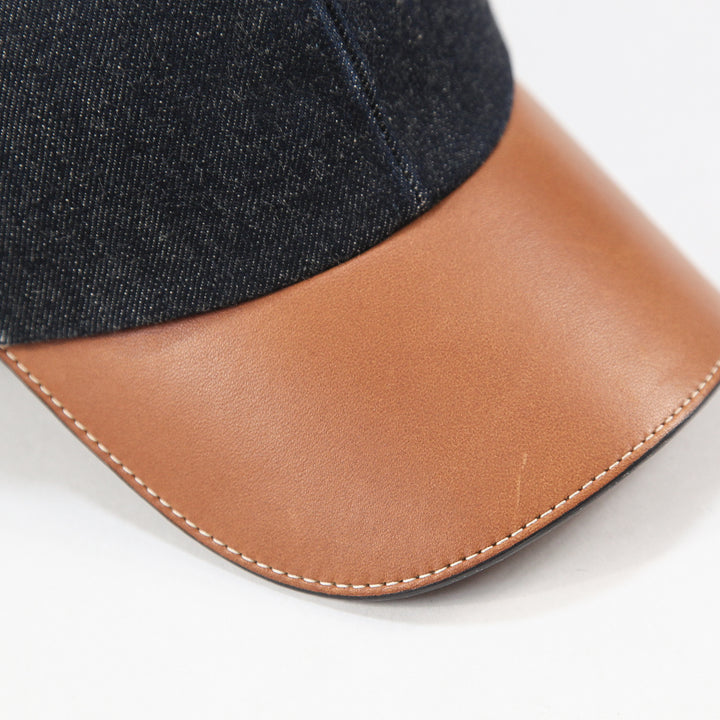 HERMES / エルメス フランス製 CASQUETTE ライリー デニム 6パネル
