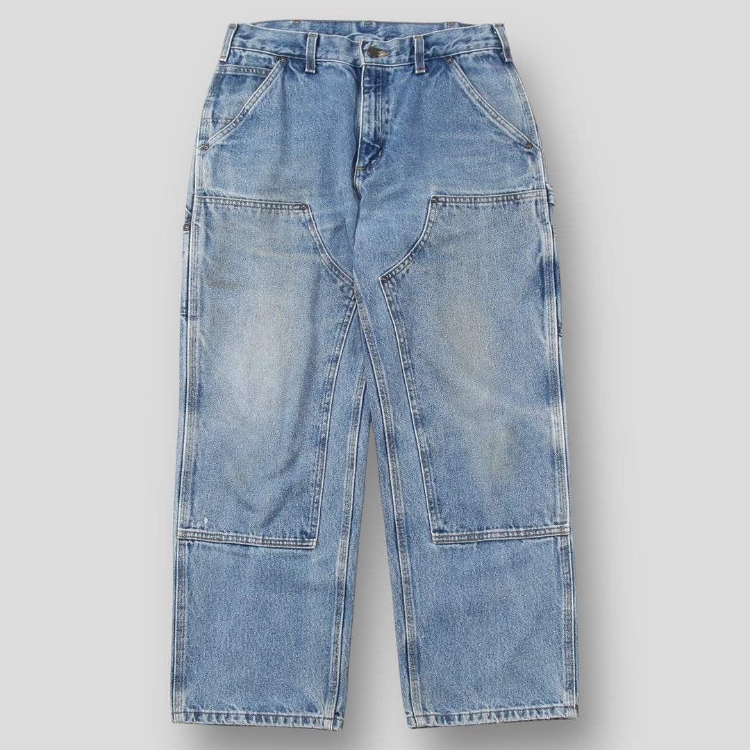 Carhartt カーハート メキシコ製 B73 DST ダブルニー デニムパンツ