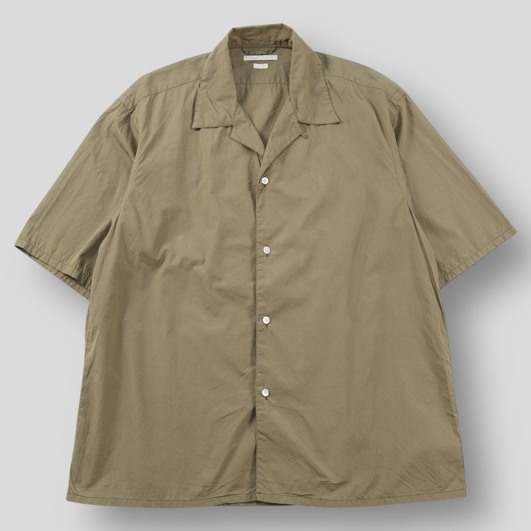 blurhms / ブラームス 2024SS Chambray Open-collar Shirt
