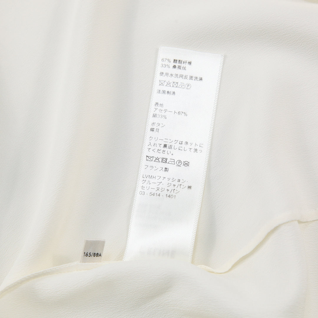 CELINE セリーヌ 2020SS ラヴァリエール フリルカラー ブラウス