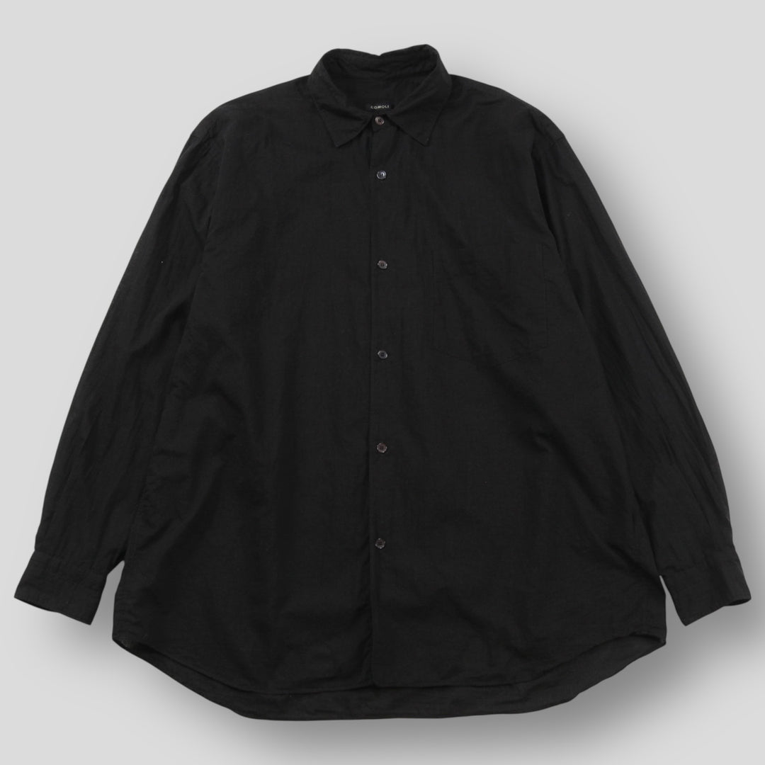 COMOLI / コモリ 2025SS KHADIコットンコモリシャツ B01-02011 1