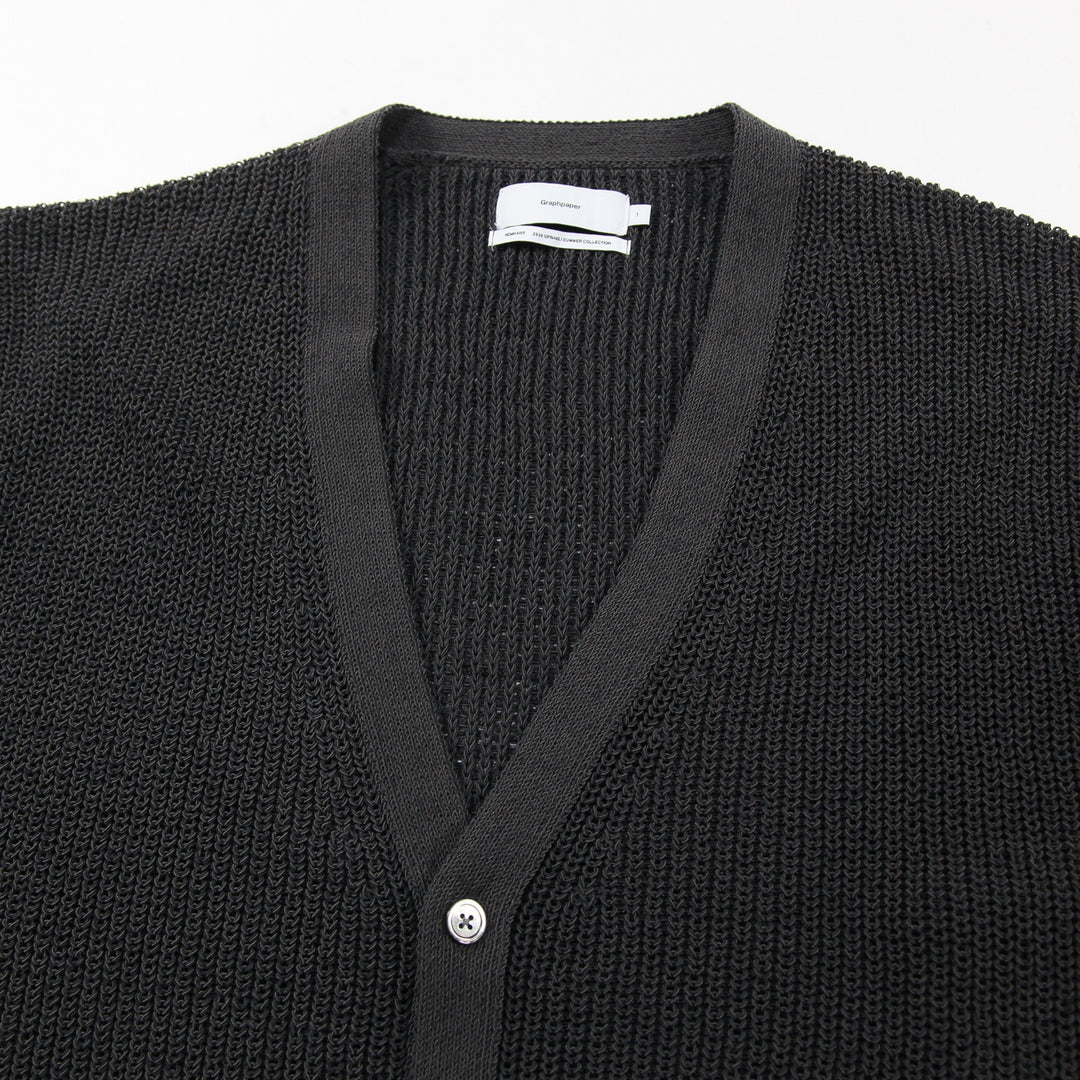 Graphpaper / グラフペーパー 2026SS Coiled Wool Nylon Cardigan