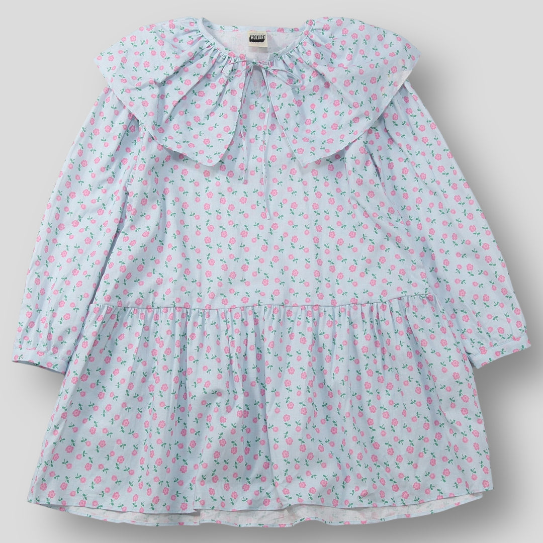 HOLIDAY / ホリデイ 2026SS FLOWER BIG COLLAR MINI DRESS 26102001