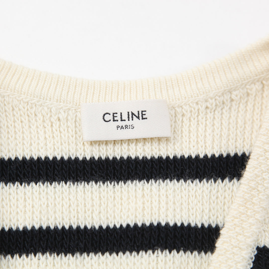 CELINE / セリーヌ 2023SS マリニエール ボーダー ベスト / ウール 