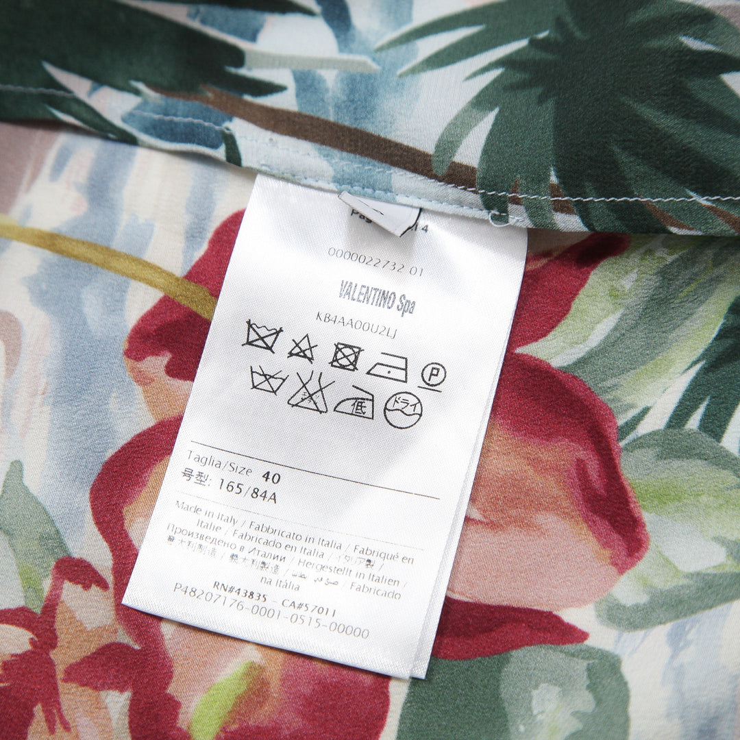 VALENTINO / ヴァレンティノ 2016SS Silk Hawaiian Shirt KB4AA00U2LJ