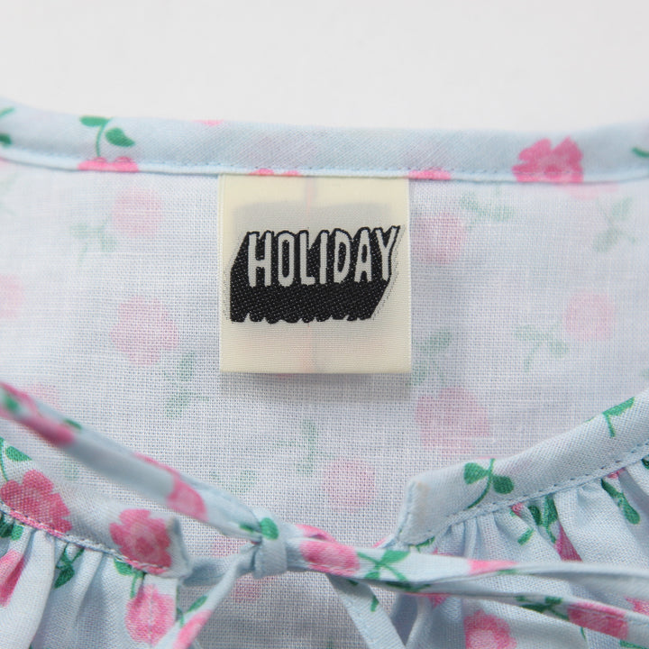 HOLIDAY / ホリデイ 2026SS FLOWER BIG COLLAR MINI DRESS 26102001