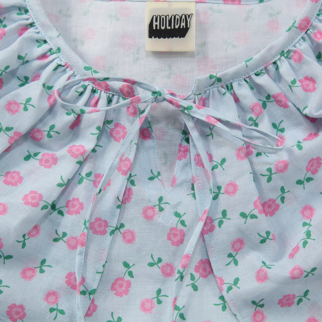 HOLIDAY 26SS フラワー ビッグカラー ミニドレス 26102001 HOLIDAY / ホリデイ 2026SS FLOWER BIG COLLAR MINI DRESS 26102001