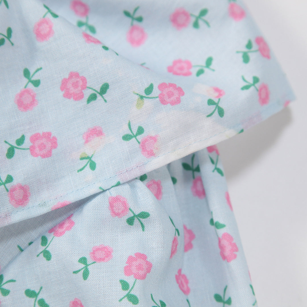 HOLIDAY / ホリデイ 2026SS FLOWER BIG COLLAR MINI DRESS 26102001