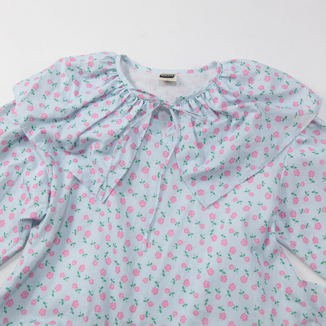 HOLIDAY / ホリデイ 2026SS FLOWER BIG COLLAR MINI DRESS 26102001
