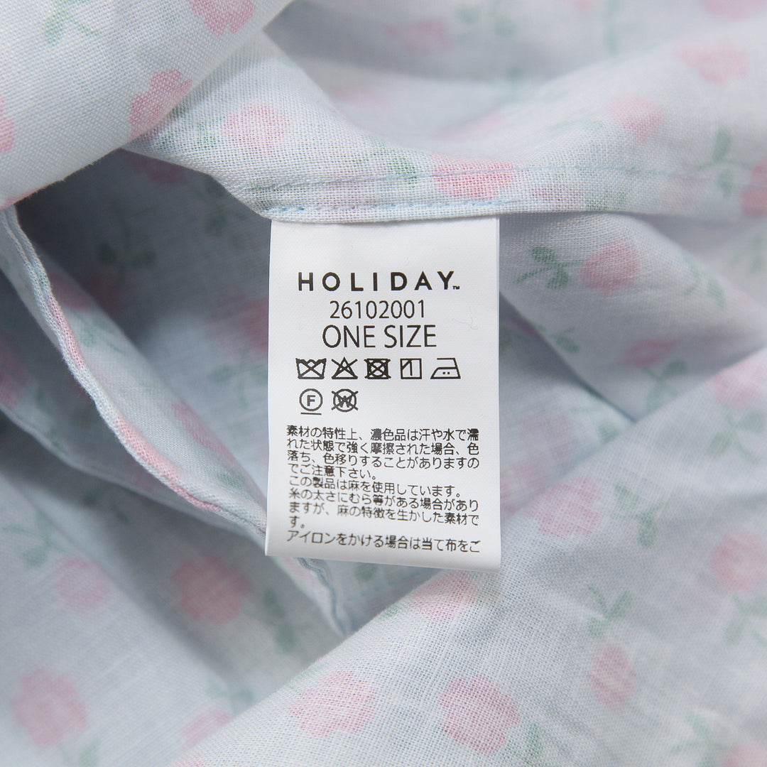 HOLIDAY / ホリデイ 2026SS FLOWER BIG COLLAR MINI DRESS 26102001