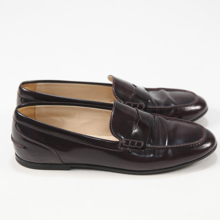 TOD'S / トッズ イタリア製 エナメル ペニーローファー 35.5 / 22.5cm