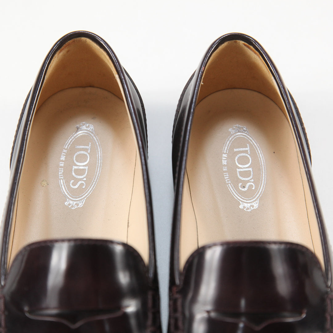 TOD'S / トッズ イタリア製 エナメル ペニーローファー 35.5 / 22.5cm