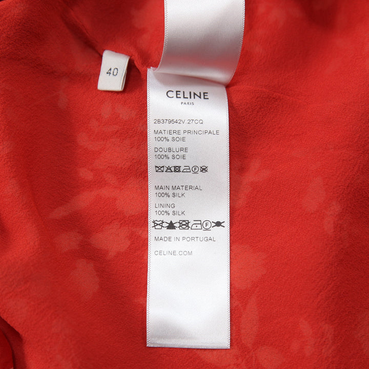 極美品 CELINE 23AW ラヴァリエールカラー ブラウス ペイズリー 40 CELINE / セリーヌ 2023AW ラヴァリエール ブラウス / シルクジョー