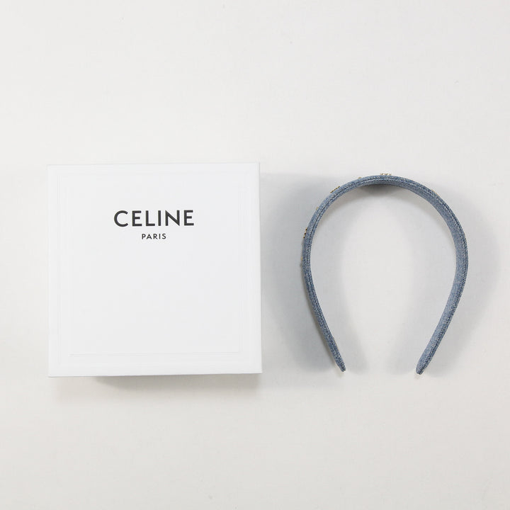 CELINE / セリーヌ 2024SS トリオンフ ヘッドバンド / コットン