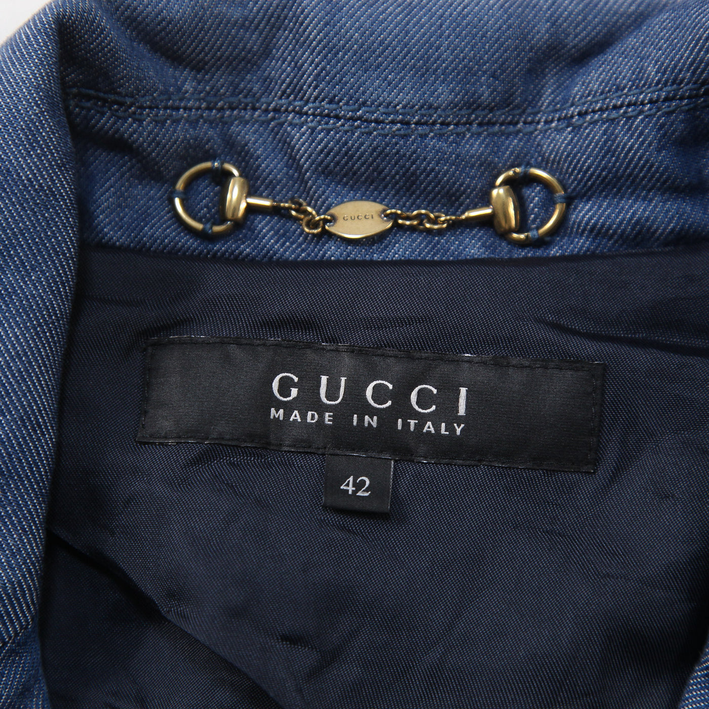 GUCCI / グッチ イタリア製 リヨセルデニム テーラードジャケット 