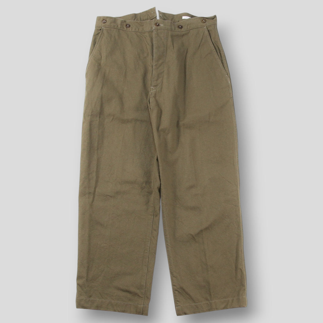 COMOLI / コモリ 2021SS コットンシルク オーバーパンツ T01-03015 2