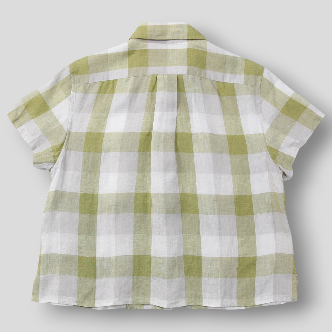 MARGARET HOWELL / マーガレットハウエル BLOCK CHECK LINEN S/S SHIRT