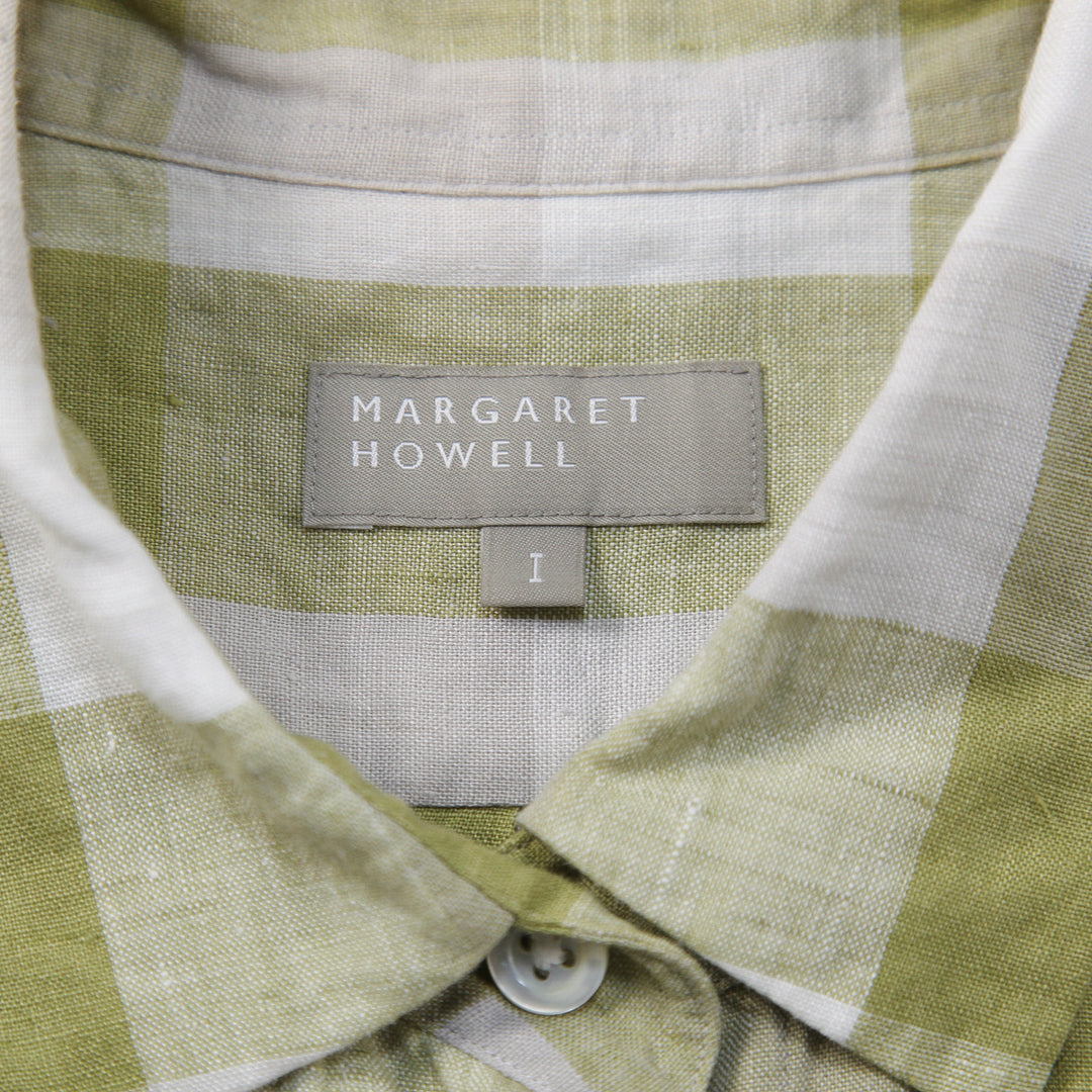 MARGARET HOWELL / マーガレットハウエル BLOCK CHECK LINEN S/S SHIRT
