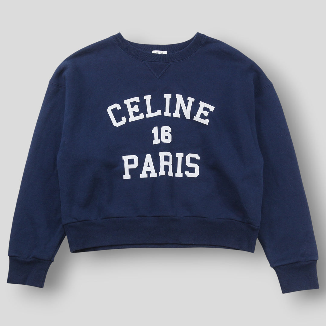 美品 CELINE 23AW CELINE PARIS 16 スウェット L CELINE 2023AW CELINE PARIS 16 スウェットシャツ / コットンフリース