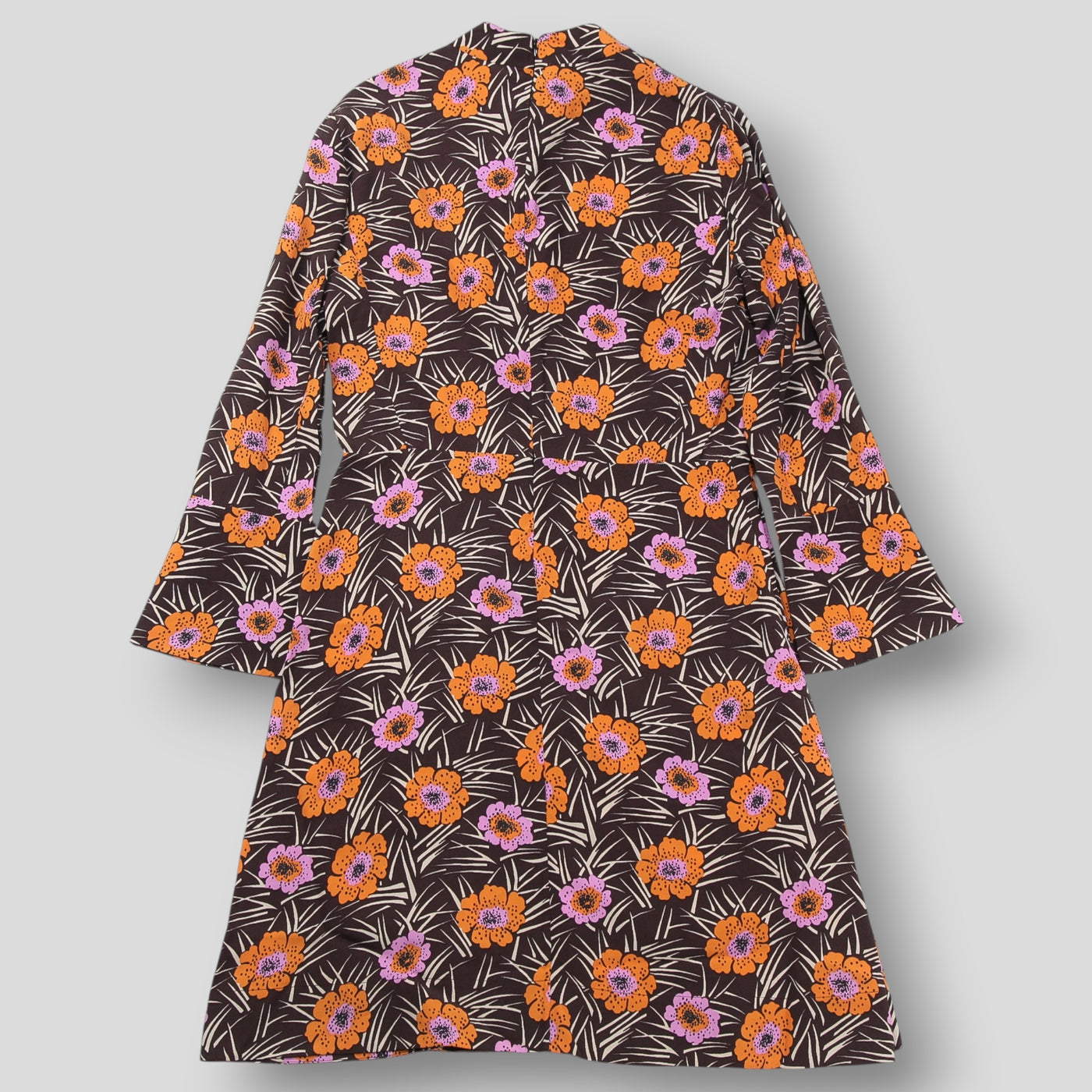 MARNI マルニ 2016SS フラワープリント レーヨン ハイネックワンピース