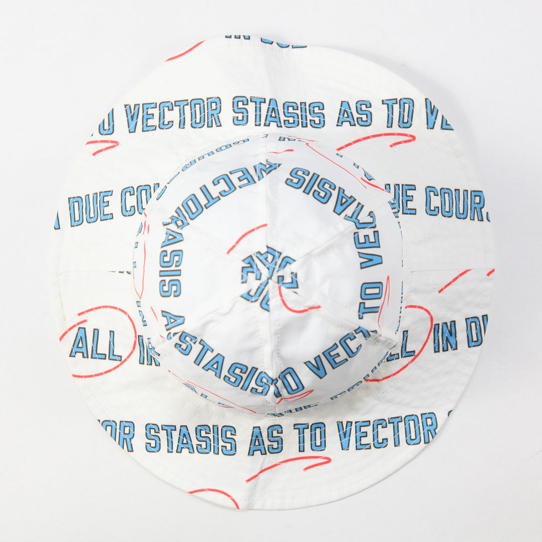 sacai x Lawrence Weiner 2018SS タイポグラフィーハット 18-03580 