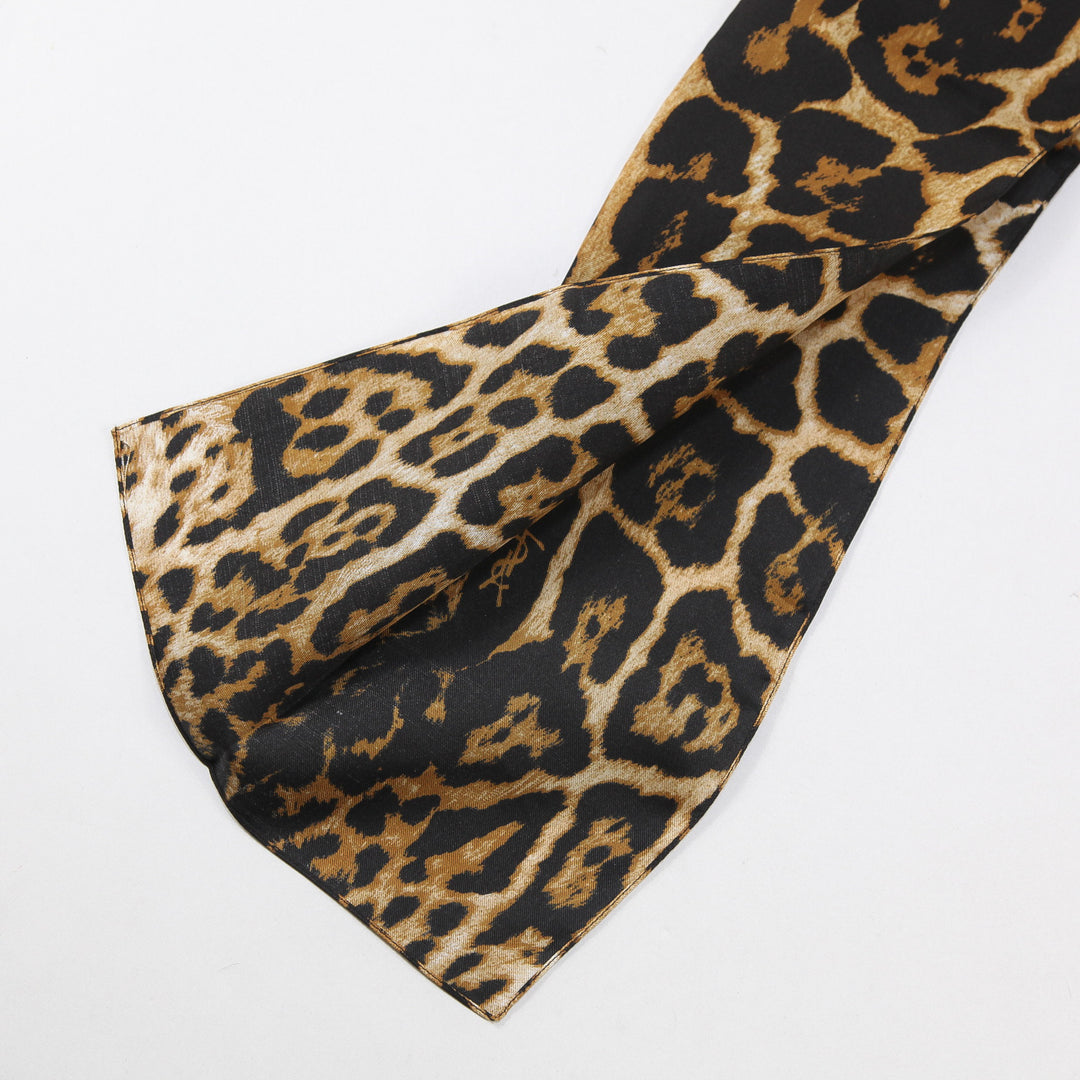 Yves Saint Laurent / イヴサンローラン イタリア製 レオパード シルク