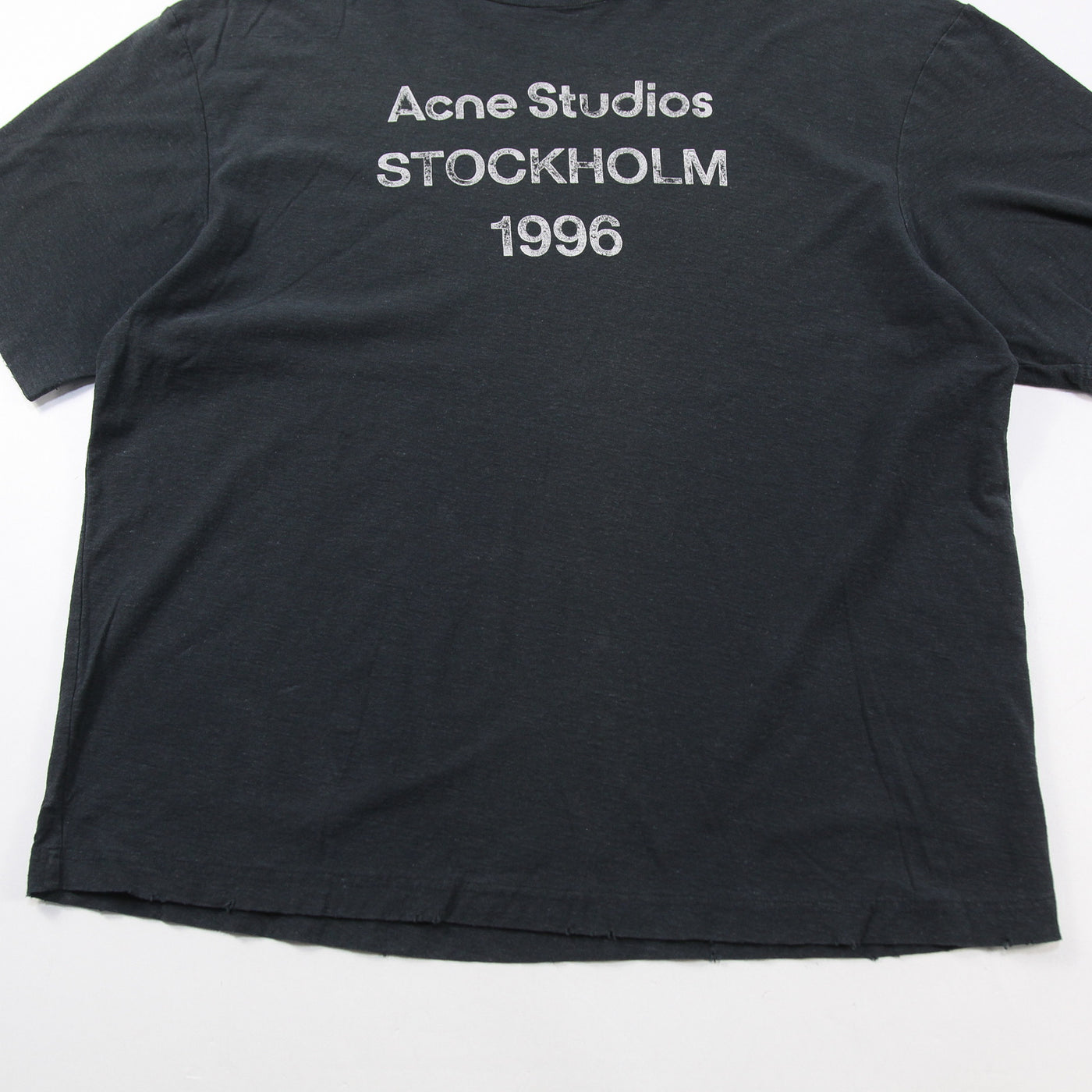 Acne Studios 1996 Stamp Logo Distressed T-shirt FN-UX-TSHI000013 L