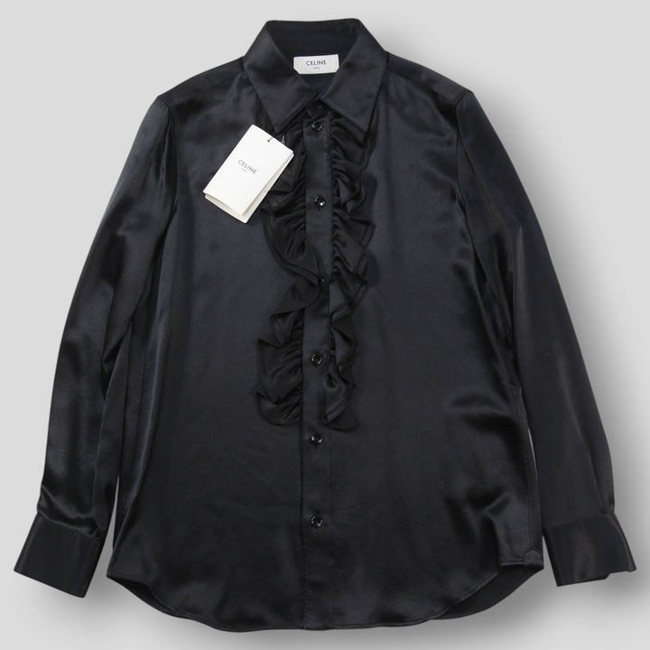 えんでぃー様御専用 CELINE セリーヌ ブラウス シルク40% 新品】CELINE / セリーヌ 2020SS ラッフルフリル ブラウス / シルク