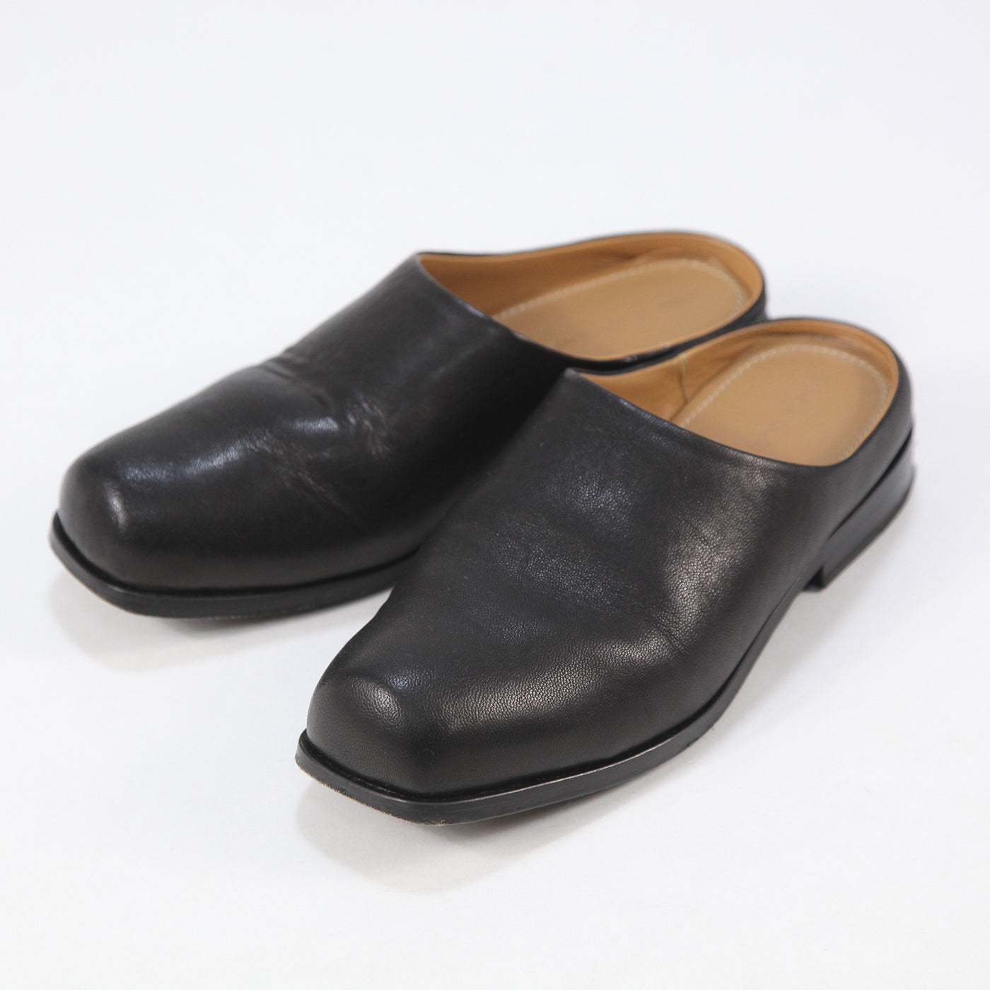 SINE & COSINE 2026SS HANNES / MULE BLACK - LAMBSKIN LEATHER 40