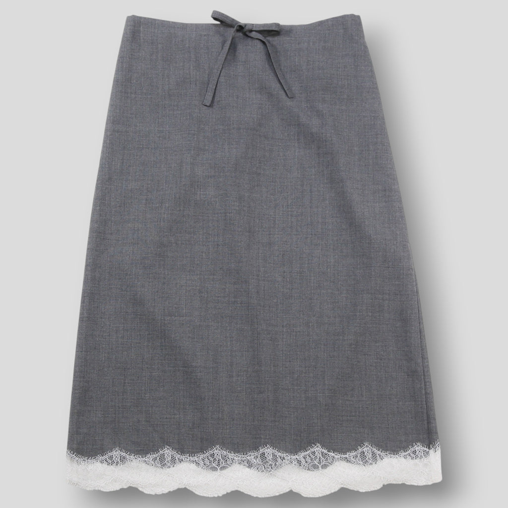 MADISONBLUE 2026SS MIDDLE SKIRT LACE PE/W MB261-6004 02(M) – SHAFT