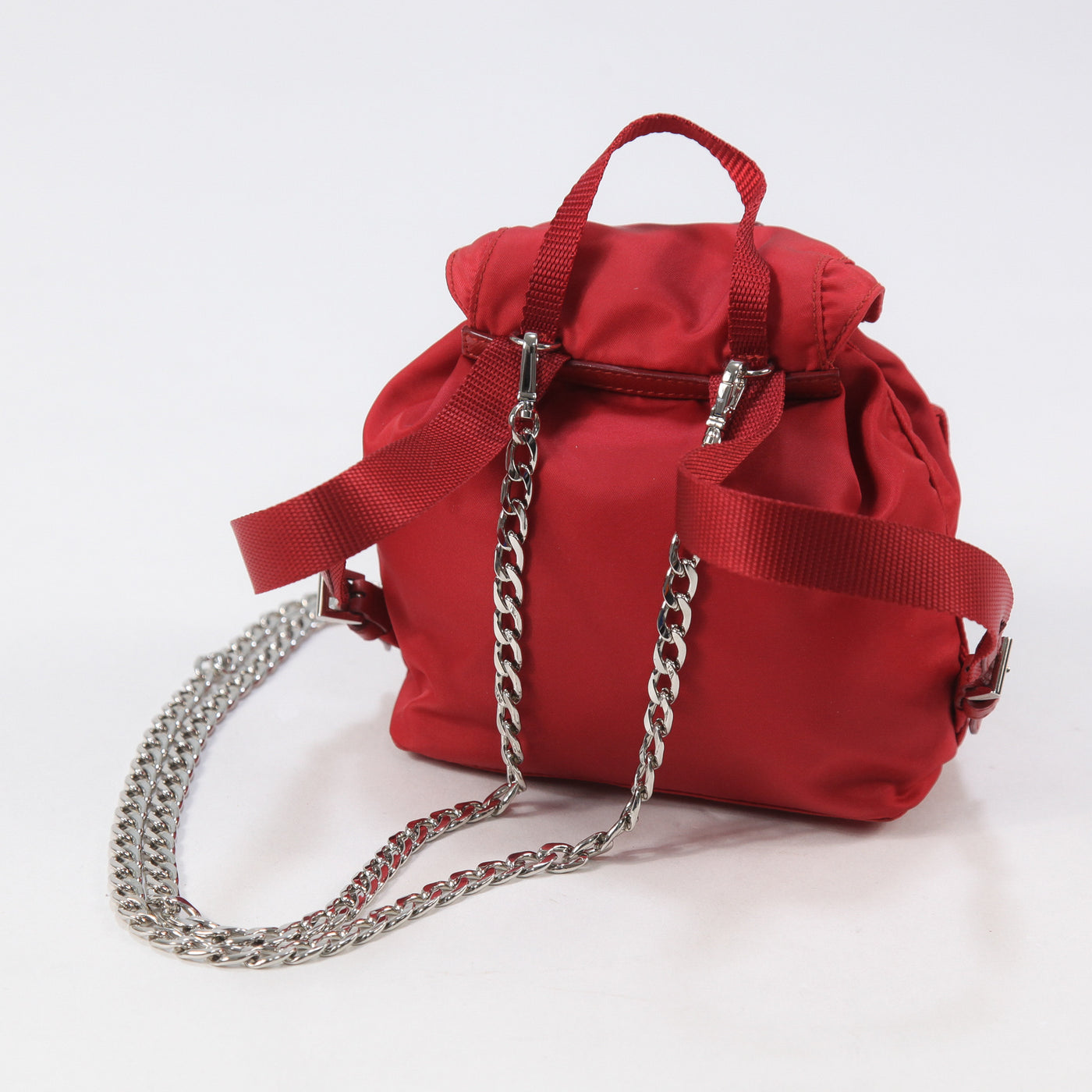 PRADA / プラダ Re-Nylon バックパック型 ミニ チェーンショルダー 