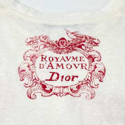 2021AW Dioramour D-Royaume d'Amour コットンジャージー&リネンTシャツ 153T12DA454 XS