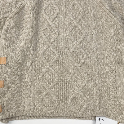 【新品】2018AW BELTED FISHERMAN SWEATER 18A56 2 NATURAL