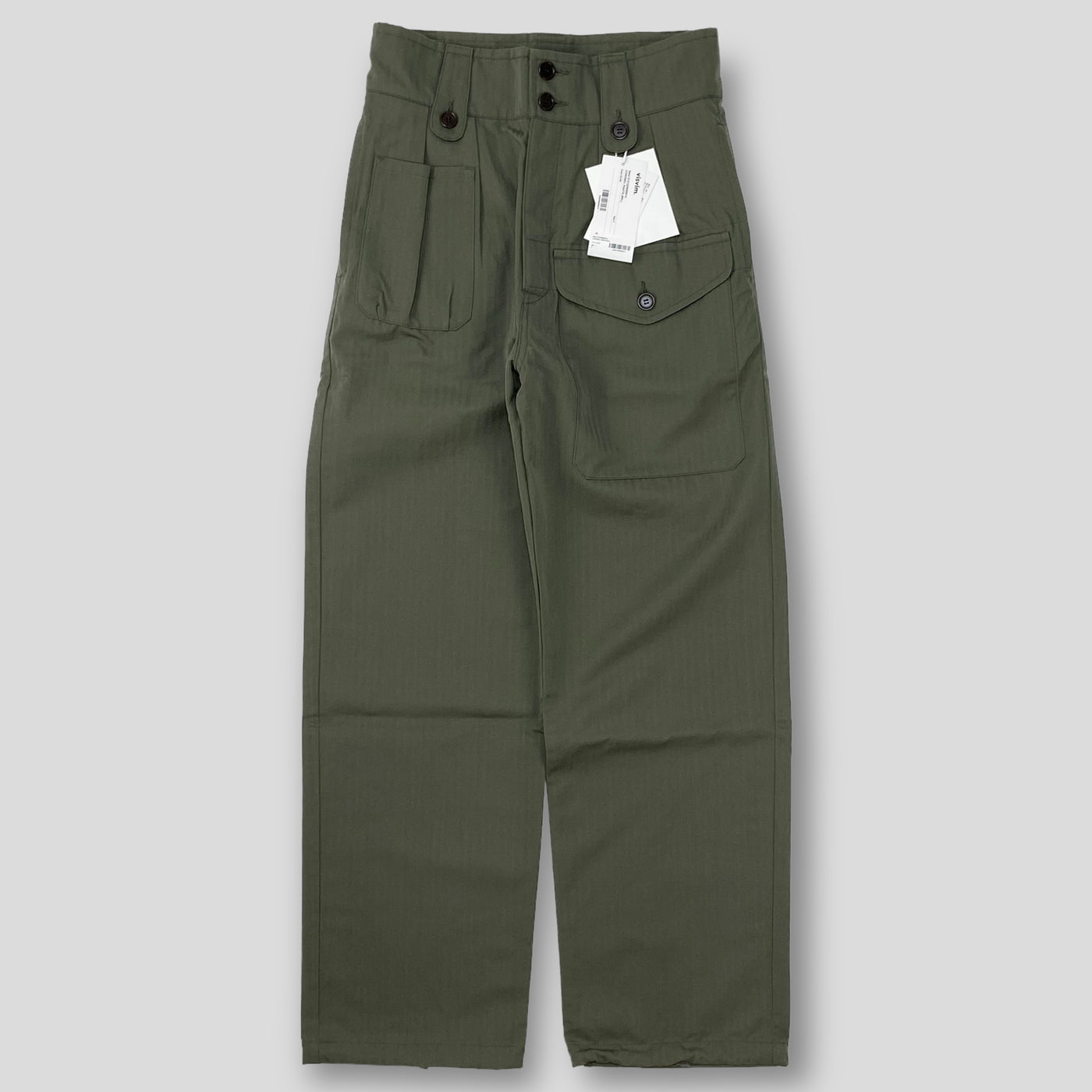 最安値挑戦】 21AW visvim 新品 CORONEL OLIVE (W/L) PANTS ワーク