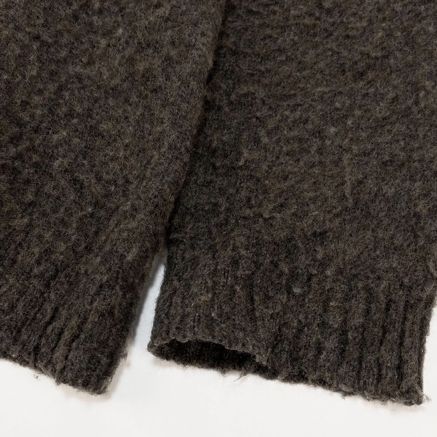 2020AW SIDE SEAM WIDE BODY SWEATER 38 チャコール