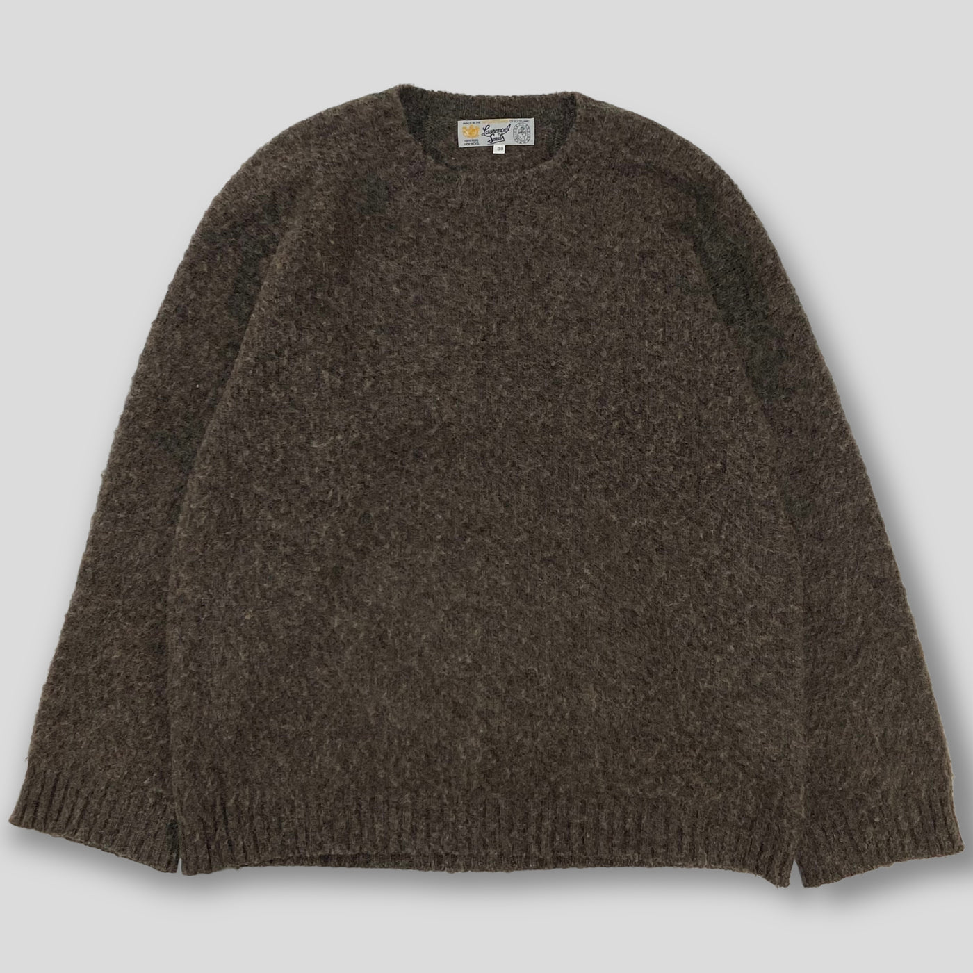 2020AW SIDE SEAM WIDE BODY SWEATER 38 チャコール